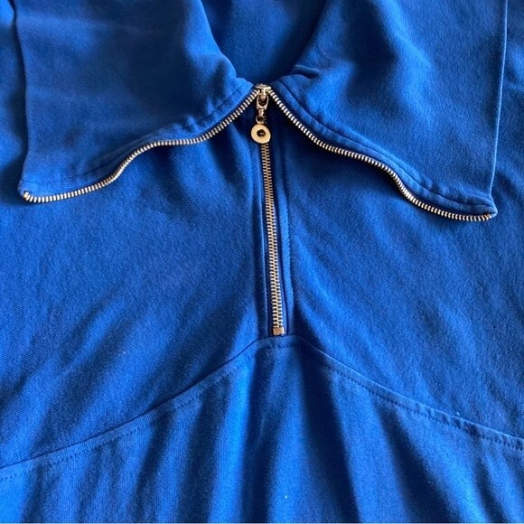 Soft Surrounding Half Zip Blue Pullover Small - Picture 5 of 9